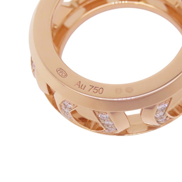 パテックフィリップ リング ノーチラス ダイヤモンド 48P 計0.4ct K18PGピンクゴールド サイズ53 275.9751/1.R4 PATEK PHILIPPE 指輪