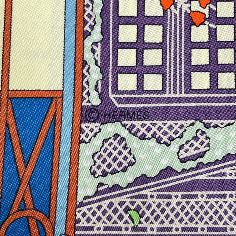エルメス スカーフ カレ90 オブジェ・ドゥ・キュリオジデ Objets de Curiosit シルク HERMES 2022年秋冬