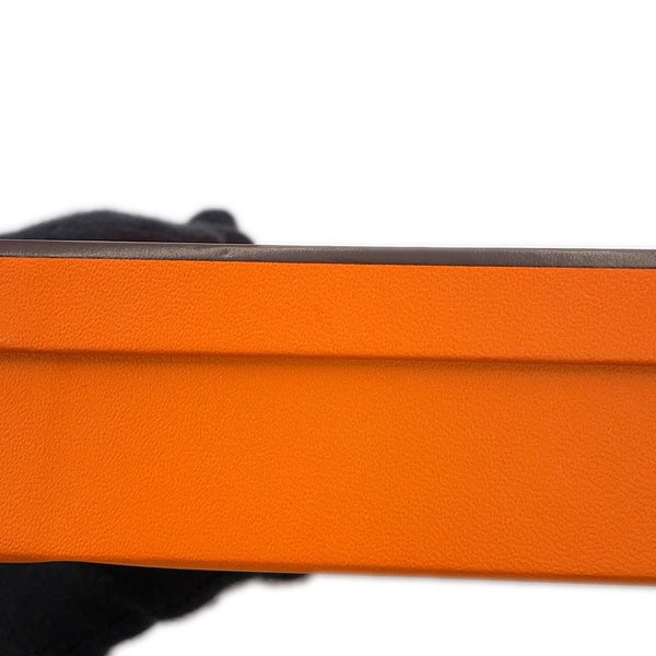 エルメス ケリーベルト 18 ブラック/シルバー金具 エプソン G刻印 HERMES 黒
