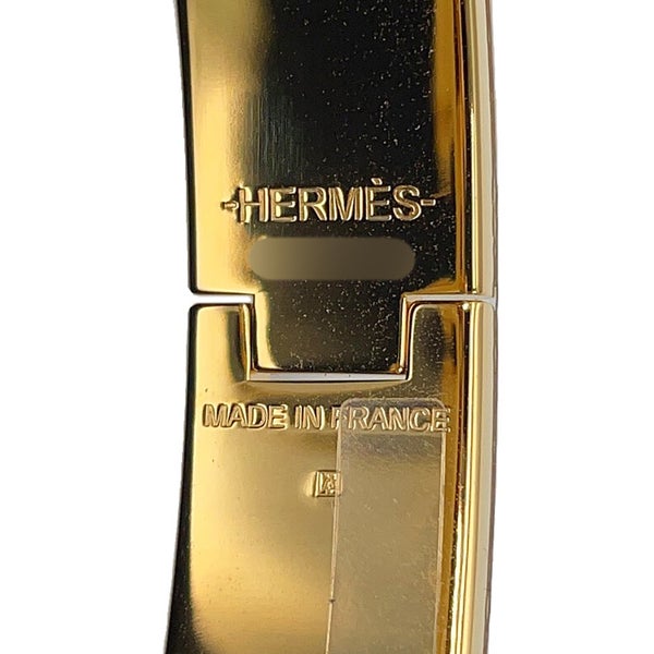 エルメス ブレスレット クリックH サイズPM ブラック/ゴールド金具 HERMES アクセサリー バングル 黒