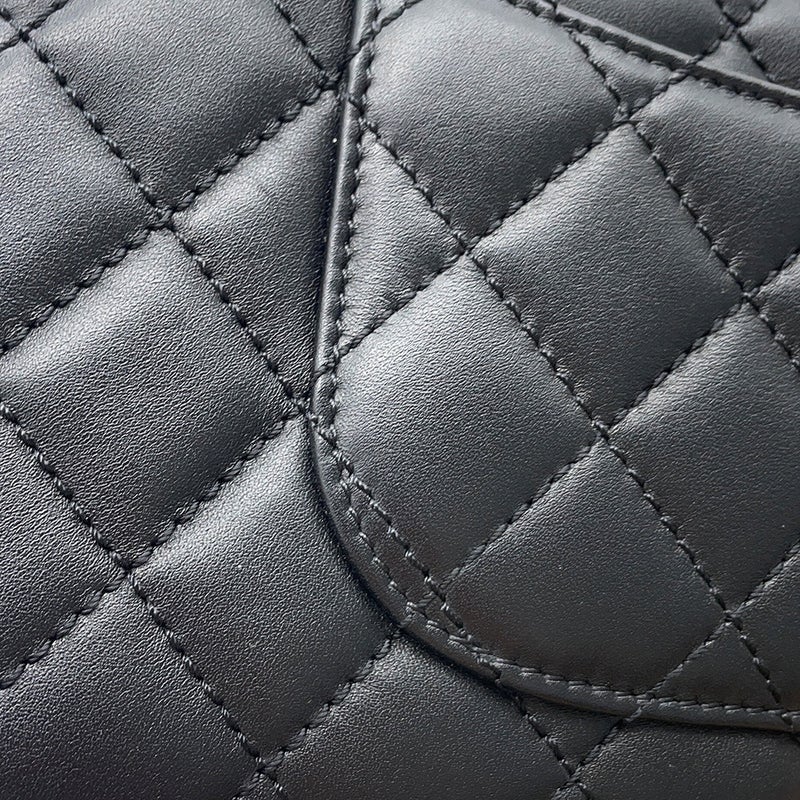 シャネル ハンドバッグ マトラッセ ココマーク ココハンドル ラムスキン A92990 CHANEL 2wayショルダーバッグ 黒