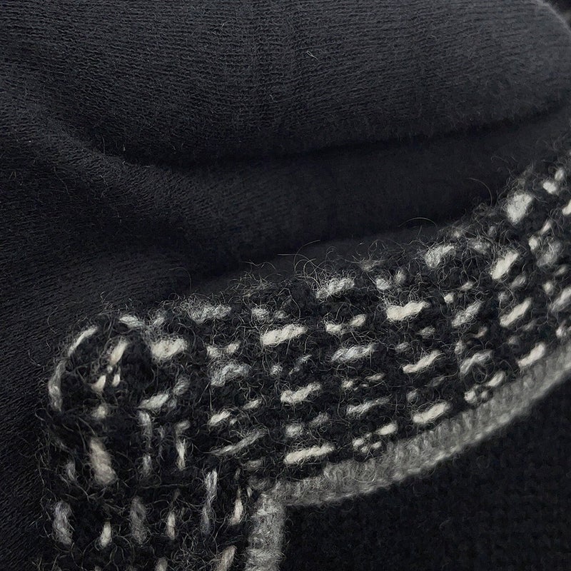 シャネル カーディガン ココマーク カシミヤ レディースサイズ40 CHANEL 黒