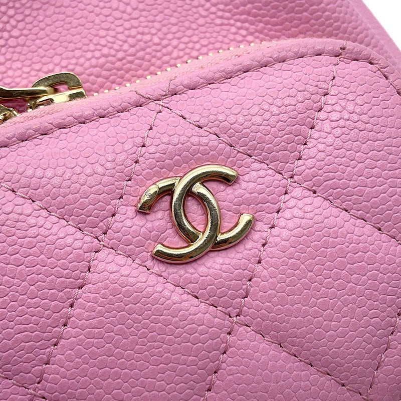 シャネル チェーンショルダーバッグ ココマーク 巾着 キャビアスキン AP2913 CHANEL バッグ