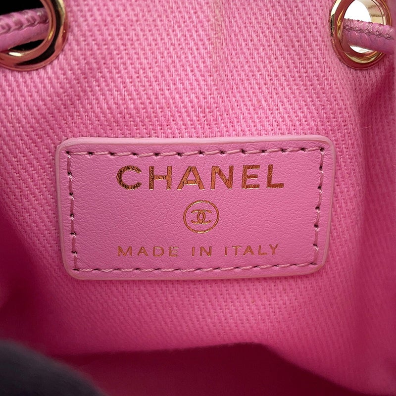 シャネル チェーンショルダーバッグ ココマーク 巾着 キャビアスキン AP2913 CHANEL バッグ
