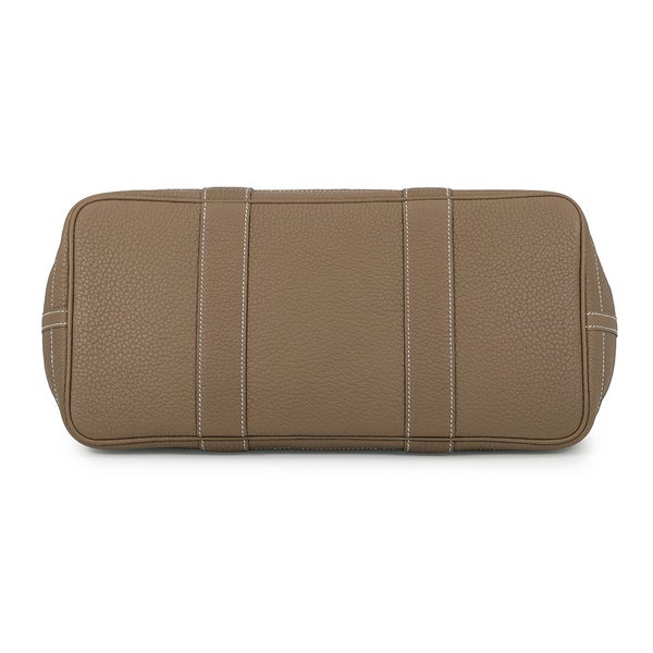 エルメス トートバッグ ガーデンパーティPM エトゥープ/シルバー金具 ネゴンダ Y刻印 HERMES Garden Party