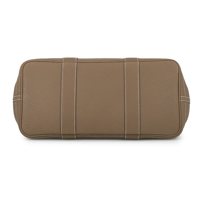 エルメス トートバッグ ガーデンパーティPM エトゥープ/シルバー金具 ネゴンダ Y刻印 HERMES Garden Party