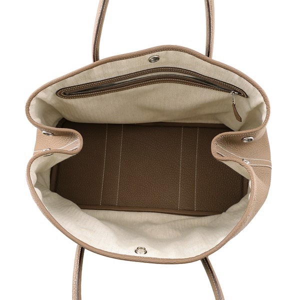 エルメス トートバッグ ガーデンパーティPM エトゥープ/シルバー金具 ネゴンダ Y刻印 HERMES Garden Party