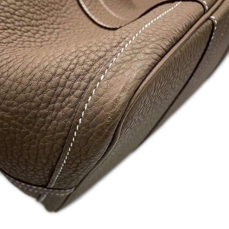 エルメス トートバッグ ガーデンパーティPM エトゥープ/シルバー金具 ネゴンダ Y刻印 HERMES Garden Party