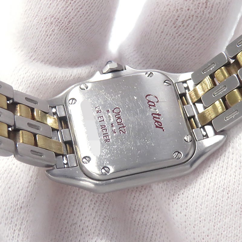 カルティエ パンテール 2ロウ SM 84083242 Cartier 腕時計 アイボリー文字盤 クォーツ ヴィンテージ