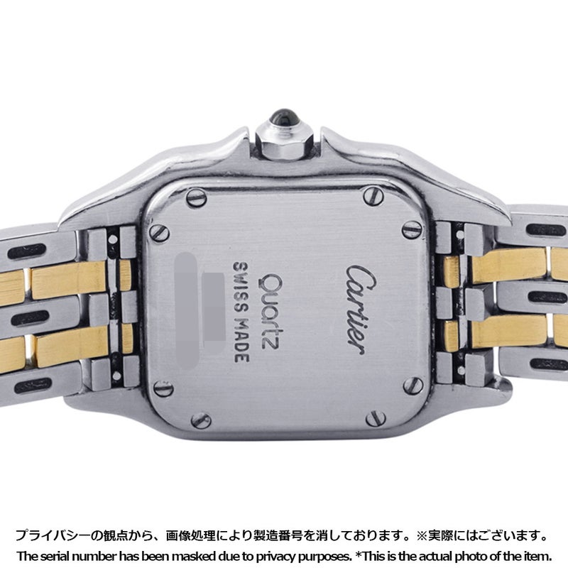 カルティエ パンテール 2ロウ SM W25029B6 Cartier 腕時計 アイボリー文字盤 クォーツ ヴィンテージ