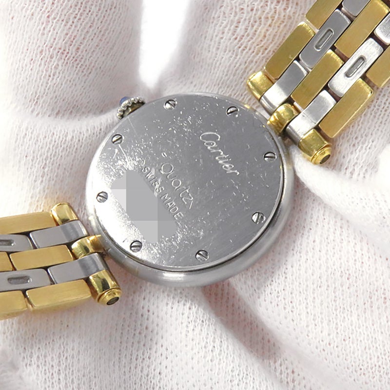 カルティエ パンテール ヴァンドーム 3ロウ SM W25030B8 Cartier 腕時計 アイボリー文字盤