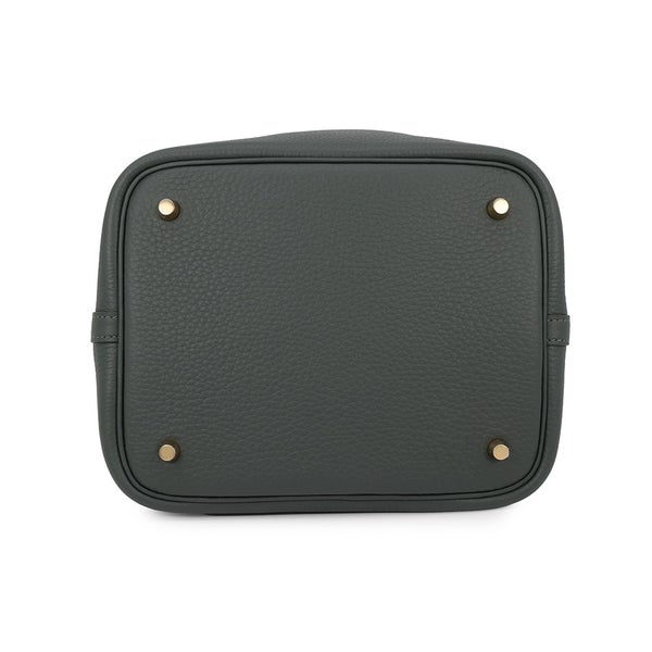 エルメス ハンドバッグ ピコタンロックMM ヴェールマングローブ/ゴールド金具 トリヨンクレマンス K刻印