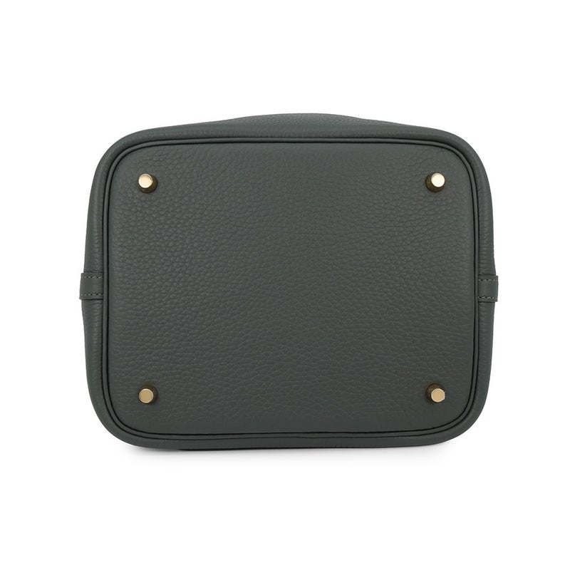 エルメス ハンドバッグ ピコタンロックMM ヴェールマングローブ/ゴールド金具 トリヨンクレマンス K刻印