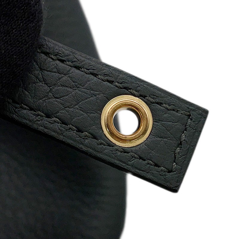 エルメス ハンドバッグ ピコタンロックMM ヴェールマングローブ/ゴールド金具 トリヨンクレマンス K刻印