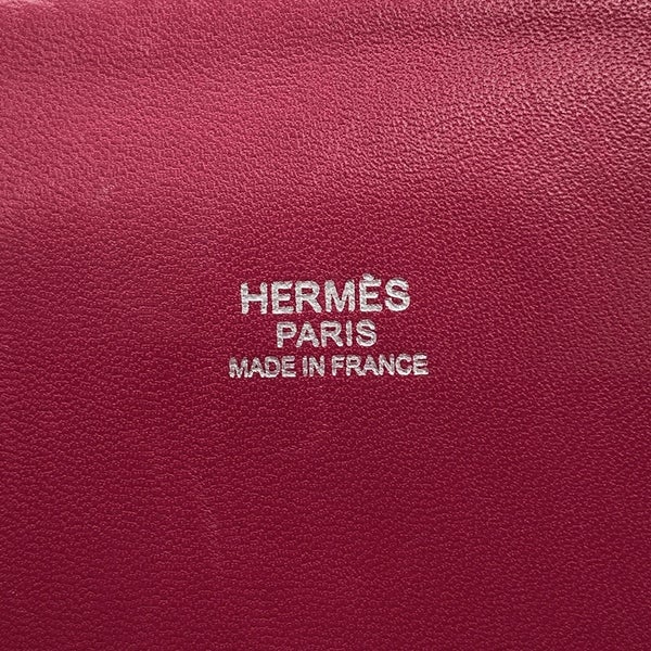 エルメス ハンドバッグ ボリード31 ルビー/シルバー金具 トリヨンクレマンス □R刻印 ２wayショルダー