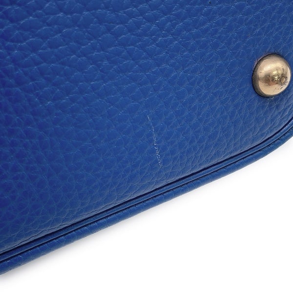 エルメス ハンドバッグ ボリード35 ブルー/ゴールド金具 アルデンヌ 〇Y刻印 HERMES Bolide 2wayショルダーバッグ