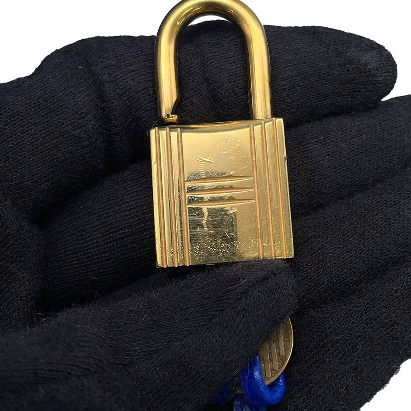 エルメス ハンドバッグ ボリード35 ブルー/ゴールド金具 アルデンヌ 〇Y刻印 HERMES Bolide 2wayショルダーバッグ