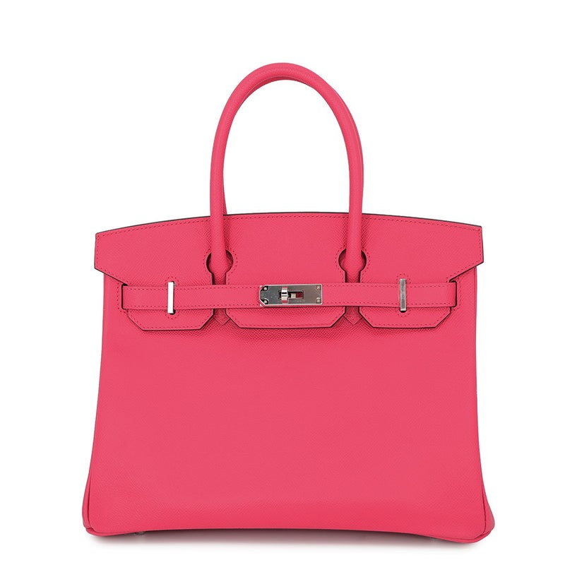 エルメス バーキン30 ローズメキシコ/シルバー金具 エプソン K刻印 HERMES Birkin ハンドバッグ