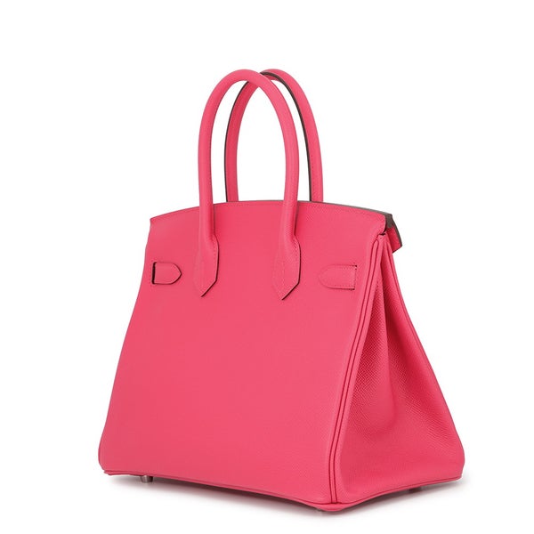 エルメス バーキン30 ローズメキシコ/シルバー金具 エプソン K刻印 HERMES Birkin ハンドバッグ