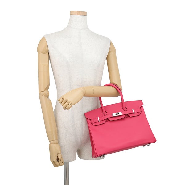 エルメス バーキン30 ローズメキシコ/シルバー金具 エプソン K刻印 HERMES Birkin ハンドバッグ