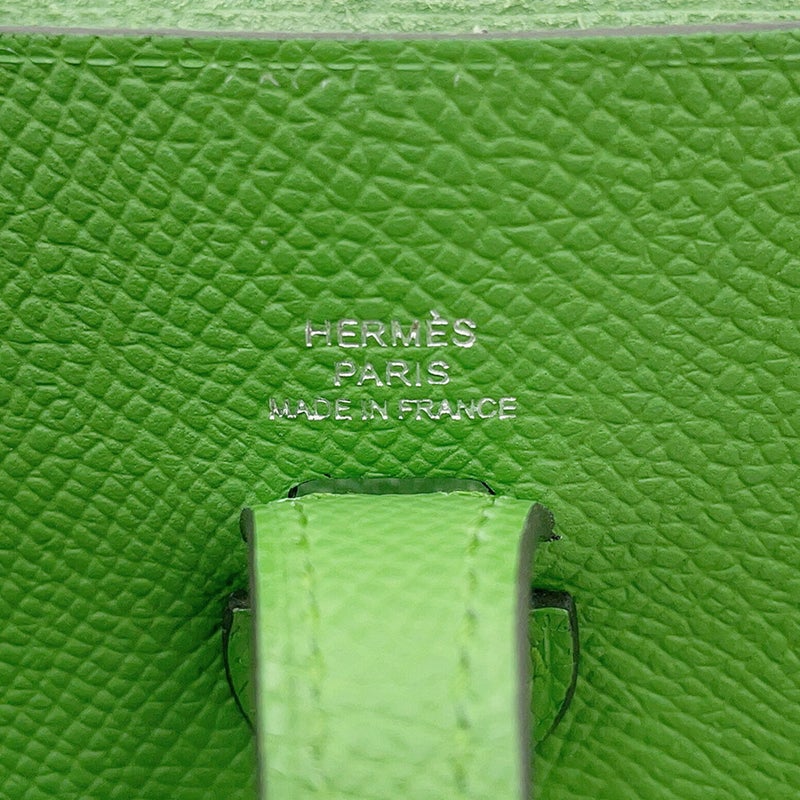 エルメス ショルダーバッグ エブリンTPM セリエ ヴェールユッカ/シルバー金具 エプソン G刻印 HERMES Evelyne