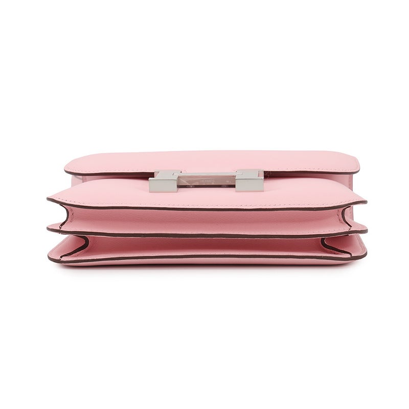 エルメス ショルダーバッグ ミニ コンスタンス3 ローズサクラ/マットシルバー金具 スイフト K刻印 HERMES Constance