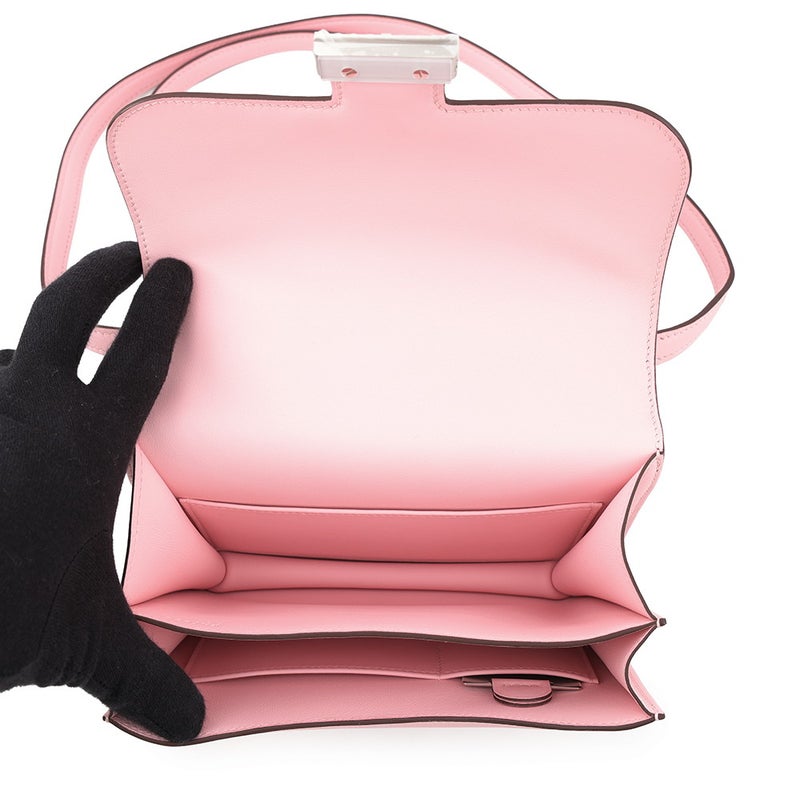 エルメス ショルダーバッグ ミニ コンスタンス3 ローズサクラ/マットシルバー金具 スイフト K刻印 HERMES Constance