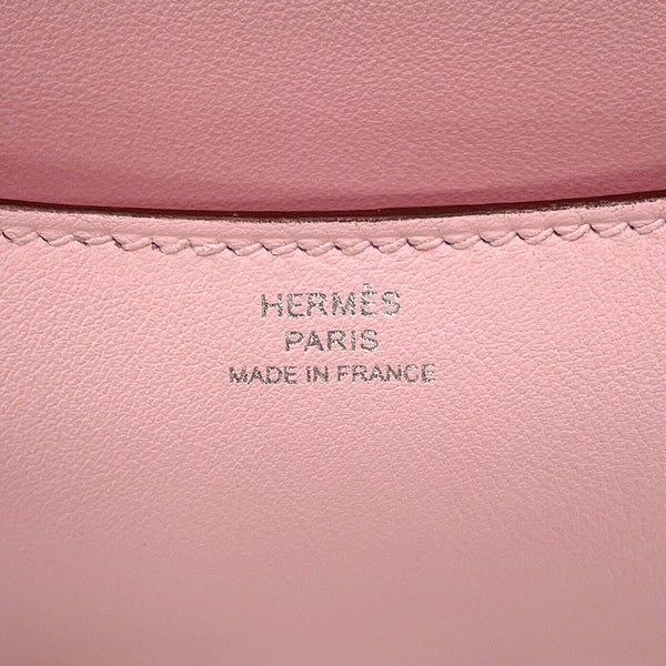 エルメス ショルダーバッグ ミニ コンスタンス3 ローズサクラ/マットシルバー金具 スイフト K刻印 HERMES Constance
