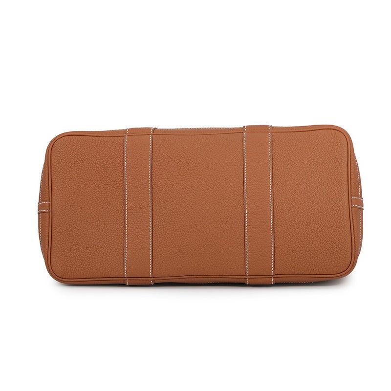 エルメス トートバッグ ガーデンパーティPM ゴールド/シルバー金具 ネゴンダ W刻印 HERMES Garden Party