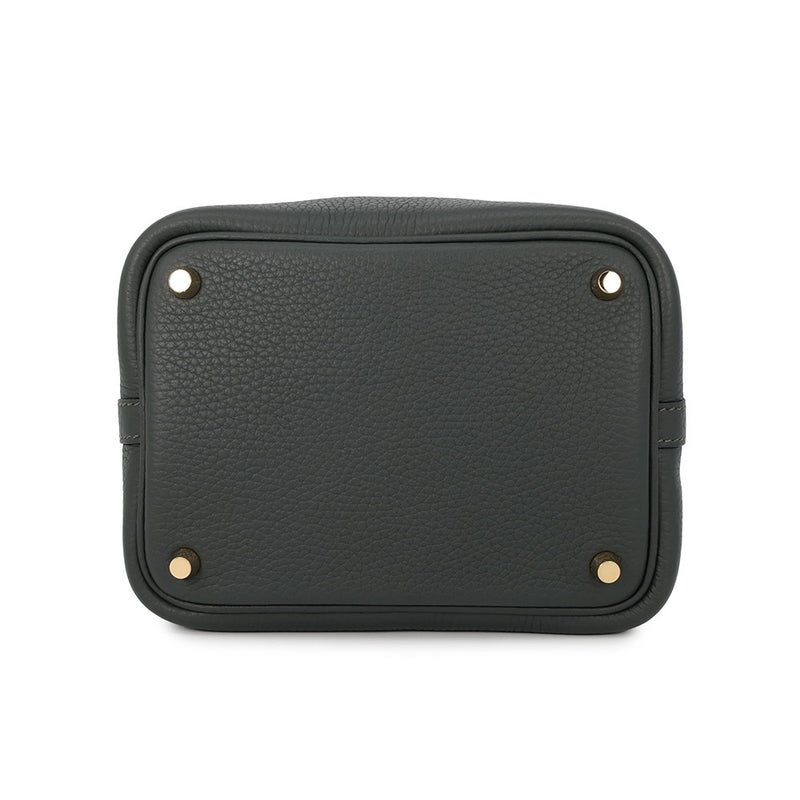 エルメス ハンドバッグ ピコタンロックPM ヴェールマングローブ/ゴールド金具 トリヨンクレマンス W刻印 HERMES トートバッグ
