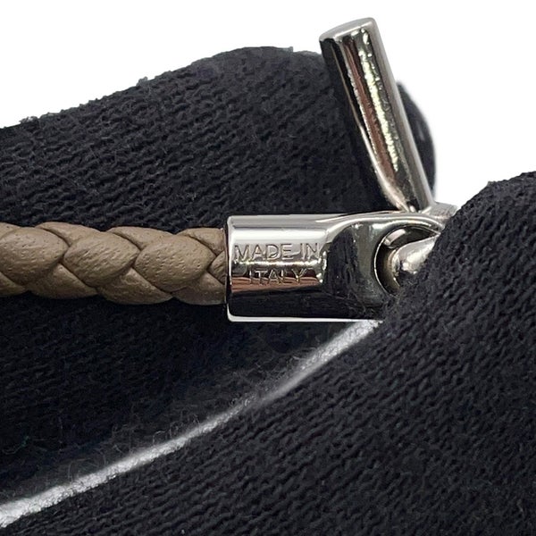 エルメス ブレスレット グレナン ドゥブルトゥール エトゥープ/シルバー金具 スイフト HERMES アクセサリー