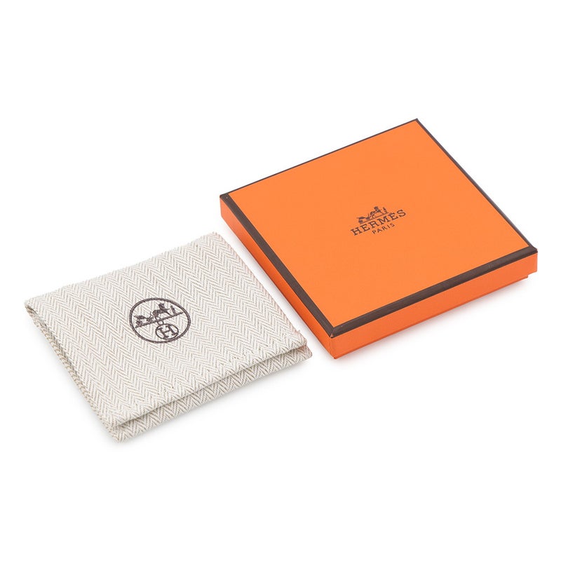 エルメス ブレスレット グレナン ドゥブルトゥール エトゥープ/シルバー金具 スイフト HERMES アクセサリー