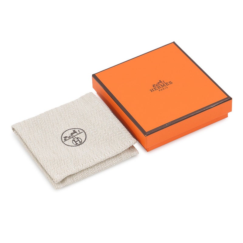 エルメス ネックレス ミニ・ポップアッシュ ブラック/ゴールド金具 HERMES アクセサリー ポップH 黒