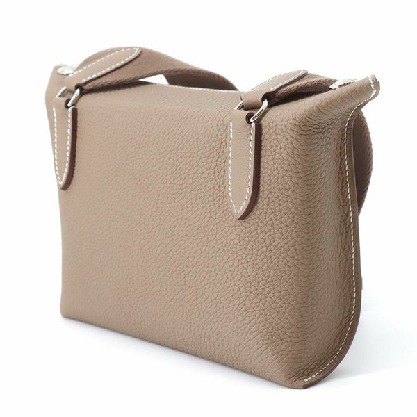 エルメス ショルダーバッグ ヴィドポッシュ エトゥープ/シルバー金具 トゴ U刻印