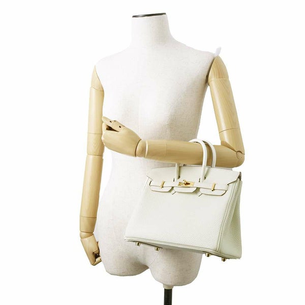 エルメス バーキン25 マッシュルーム/ゴールド金具 トゴ B刻印 HERMES Birkin ハンドバッグ