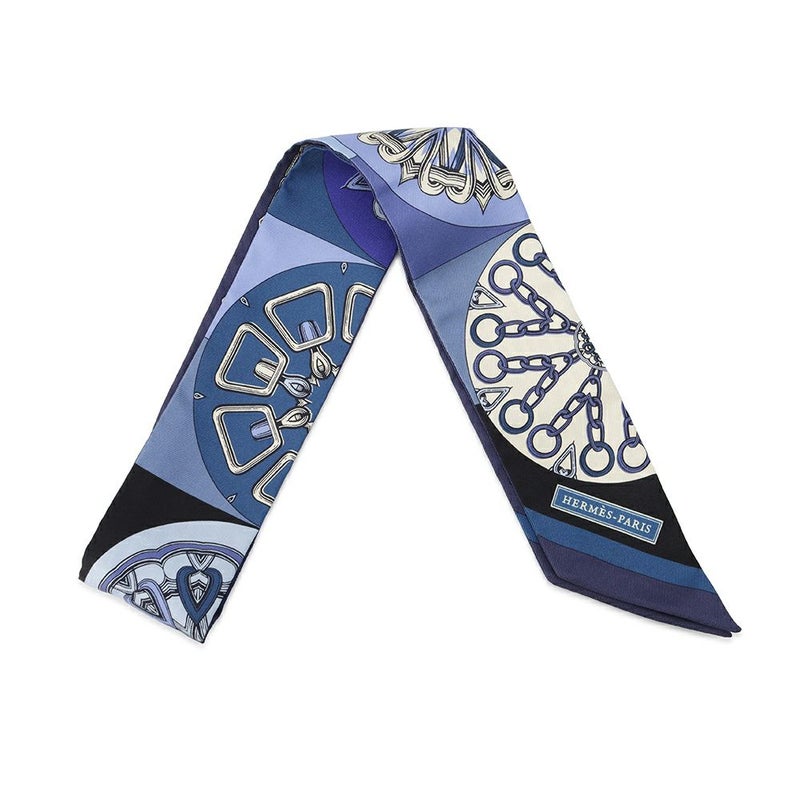 エルメス ツイリー カレイドスコープ エフェクト Effet Kaleidoscope Twilly HERMES シルク 2025春夏