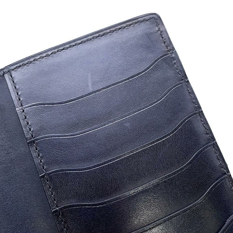 ベルルッティ 長財布 カリグラフィ レザー Berluti メンズ ロングウォレット 財布 黒 お札入れ