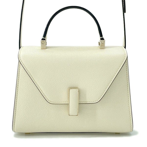 ヴァレクストラ ハンドバッグ イジィデ マイクロ V5E23-28-W-OC Valextra 2way 白