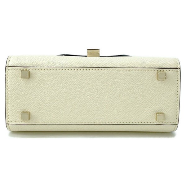 ヴァレクストラ ハンドバッグ イジィデ マイクロ V5E23-28-W-OC Valextra 2way 白