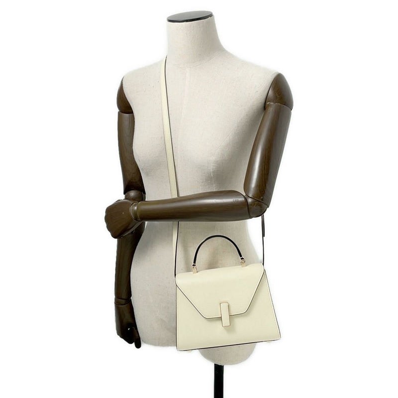 ヴァレクストラ ハンドバッグ イジィデ マイクロ V5E23-28-W-OC Valextra 2way 白