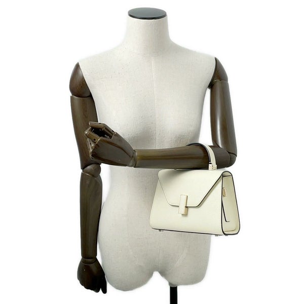 ヴァレクストラ ハンドバッグ イジィデ マイクロ V5E23-28-W-OC Valextra 2way 白