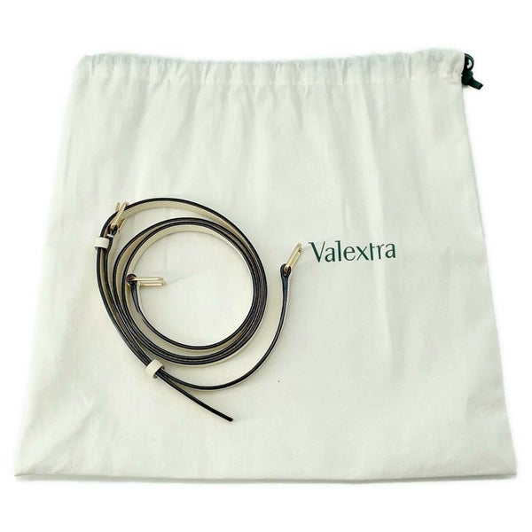 ヴァレクストラ ハンドバッグ イジィデ マイクロ V5E23-28-W-OC Valextra 2way 白