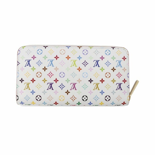 ルイヴィトン 長財布 モノグラム LV × TM ジッピー・ウォレット M13922 LOUIS VUITTON 村上隆コラボ ホワイト 白 日本限定