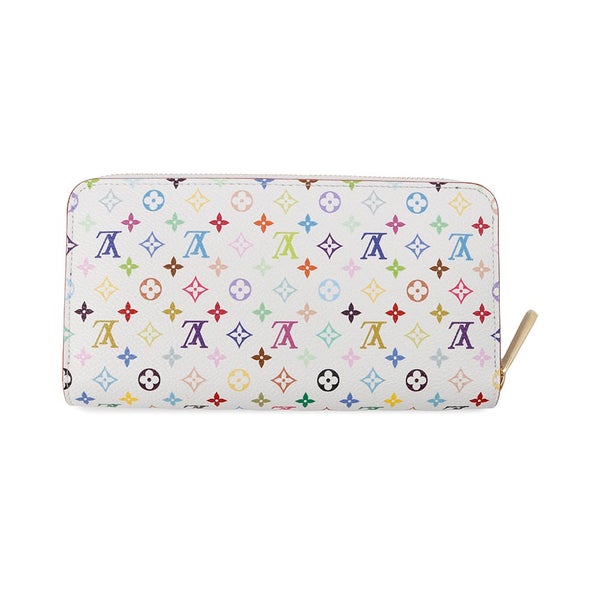 ルイヴィトン 長財布 モノグラム LV × TM ジッピー・ウォレット M13922 LOUIS VUITTON 村上隆コラボ ホワイト 白 日本限定