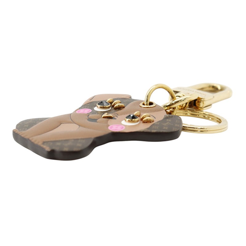 ルイヴィトン バッグチャーム モノグラム ポルトクレ・LVパピー M80242 LOUIS VUITTON キーホルダー イヌ