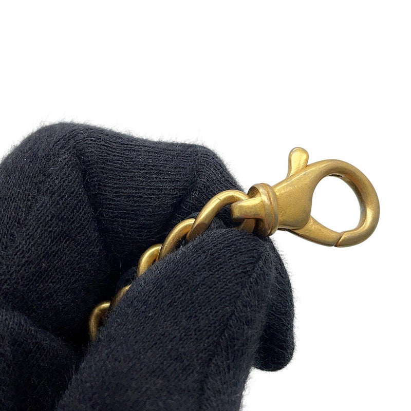 シャネル チェーンショルダーバッグ ココマーク チェーンクラッチ フェイクパール シャイニーラムスキン AP4613 CHANEL 2way 黒