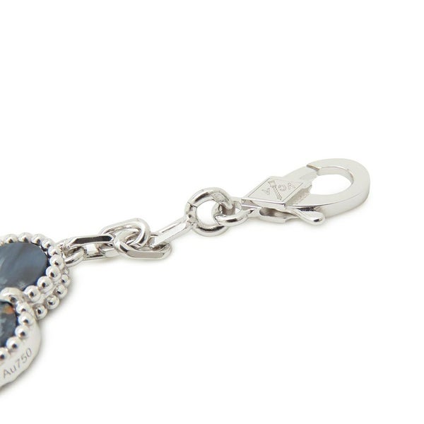 ヴァンクリーフ&アーペル ネックレス ヴィンテージ アルハンブラ ロングネックレス 20モチーフ ピーターサイト K18WG VCARP7S500