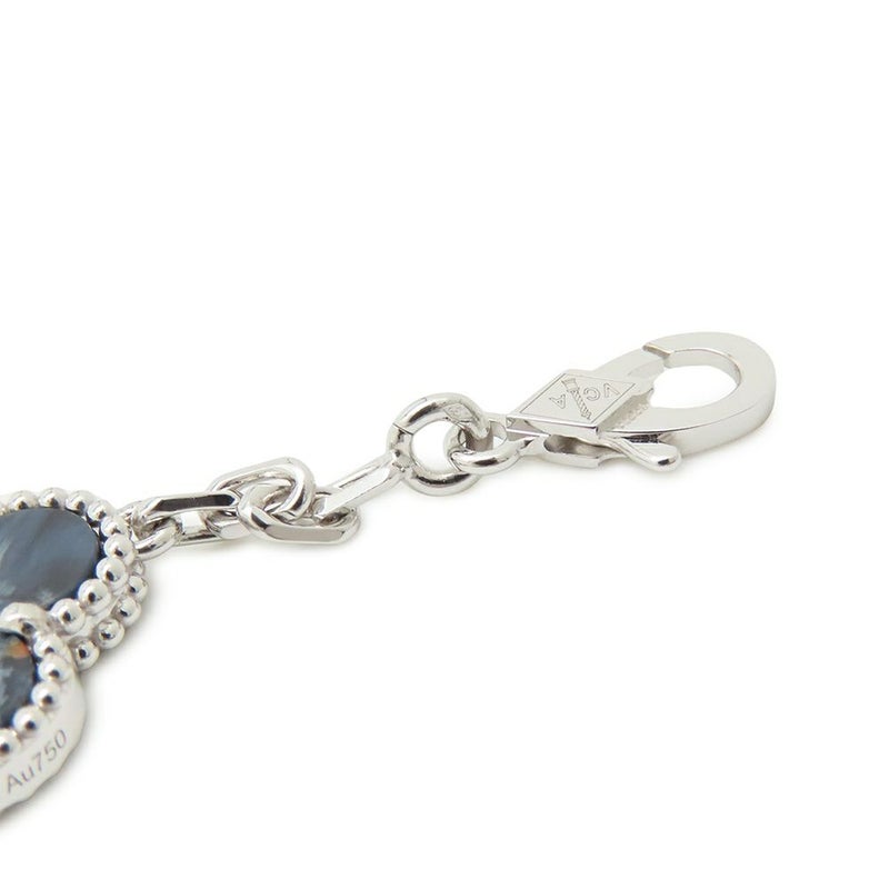 ヴァンクリーフ&アーペル ネックレス ヴィンテージ アルハンブラ ロングネックレス 20モチーフ ピーターサイト K18WG VCARP7S500