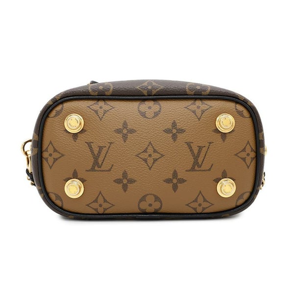 ルイヴィトン ハンドバッグ モノグラム・リバース ヴァニティ NV PM M45165 LOUIS VUITTON 2wayショルダーバッグ ブラック 黒