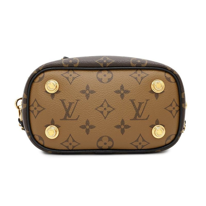 ルイヴィトン ハンドバッグ モノグラム・リバース ヴァニティ NV PM M45165 LOUIS VUITTON 2wayショルダーバッグ ブラック 黒